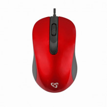 Sbox Optical Mouse M-901 raudona