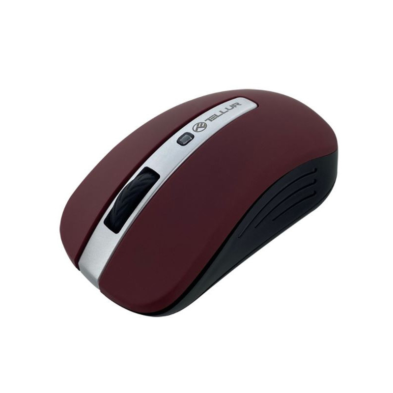 Tellur Basic Wireless Mouse, LED Dark Red