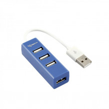 Sbox H-204 USB 4 prievadai USB HUB mėlyna mėlyna