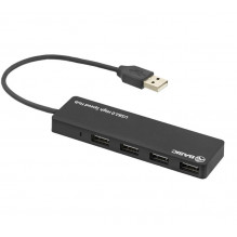 Tellur Basic USB Hub, 4 ports, USB 2.0 Black