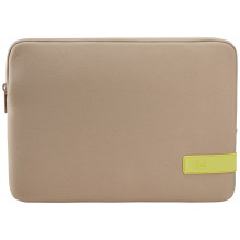 Case Logic 4689 Reflect Laptop Sleeve 13.3 REFPC-113 Plaza Taupe / Sun-Lime