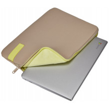 Case Logic 4689 Reflect Laptop Sleeve 13.3 REFPC-113 Plaza Taupe / Sun-Lime