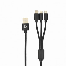 Sbox USB 2.0 8-pin / Type-C / Micro USB charging only 2.4A 1M BULK