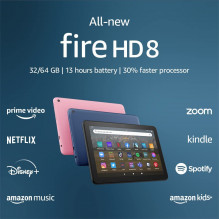 Amazon Fire HD8 32GB (2022) juoda