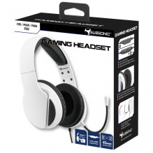 Ikigarsinės žaidimų ausinės, skirtos PS5 Pure White