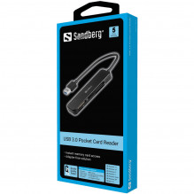 Sandberg 134-32 USB 3.0 kišeninis kortelių skaitytuvas