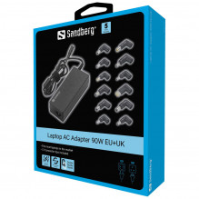 Sandberg 135-78 nešiojamojo kompiuterio kintamosios srovės adapteris 90W EU+UK