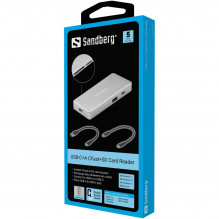 Sandberg 136-42 USB-C+A CFast+SD kortelių skaitytuvas