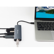 Sandberg 136-43 USB-C 8K ekrano dokas