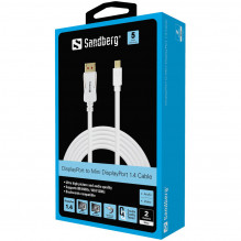 Sandberg 509-17 DP-MiniDP 1.4 8K60Hz 2m