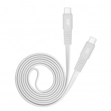 CABLE USB-C TO USB-C 1.2M / WHITE PS6005 WT12 RIVACASE