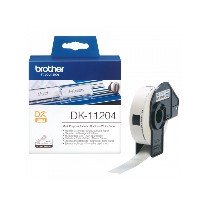 Compatible labels Brother DK-11204 (17mm x 54mm)