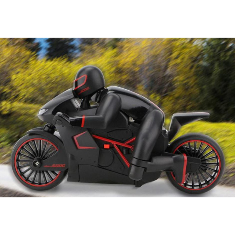 The RC remote control-controlled racing motorcycle Crazon red | Marsietis.lt