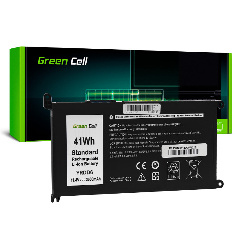 Green Cell baterija YRDD6 1VX1H, skirta Dell Vostro 5490 5590 5481 Inspiron 5481 5482