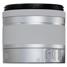 Canon EF-S 18-55mm f/ 4-5.6 IS STM (Silver) - Baltoje dėžutėje (white box)