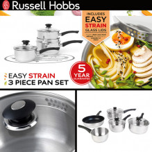 Russell Hobbs RH00542EU7 Easy Strain Pan Set 3vnt