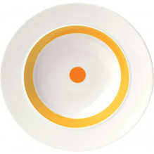ViceVersa Soup Plate &quot;The Dot&quot; 23.5cm yellow 15121