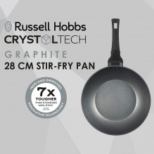 Russell Hobbs RH01856EU7 Crystaltech tall stirfry 28cm