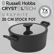 Russell Hobbs RH01863EU7 Crystaltech tall stockpot 20cm