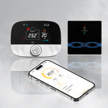Tellur Smart WiFi aplinkos termostatas TSH02 juodas