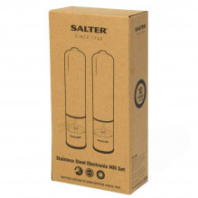 Salter 7722 SSTURA nerūdijančio plieno elektroninis druskos ir pipirų malimo rinkinys