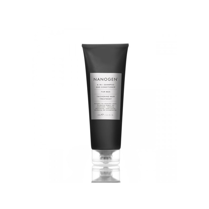 Shampoo & Half-Conditioner Plaukų apimtį didinantis šampūnas ir kondicionierius vyrams, 240ml