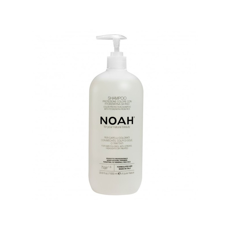 1.6. Color Protection Shampoo With Fitokeratine From Rice Šampūnas dažytiems ir sruogelėmis dažytiems plaukams, 1000 ml