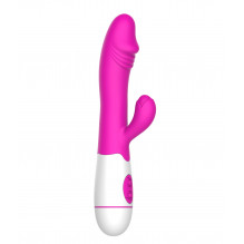 Erolab Dodger G taškas ir klitorio masažuoklis Rose Pink (ZYCD01r)