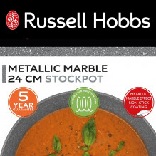 Russell Hobbs RH02809EU7 Metallic Marble stockpot 24cm
