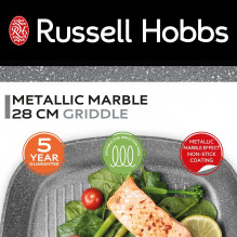 Russell Hobbs RH02813EU7 Metallic Marble griddle 28cm