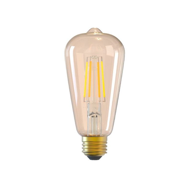 Tellur WiFi Filament Smart Bulb E27, amber, white / warm, dimmer