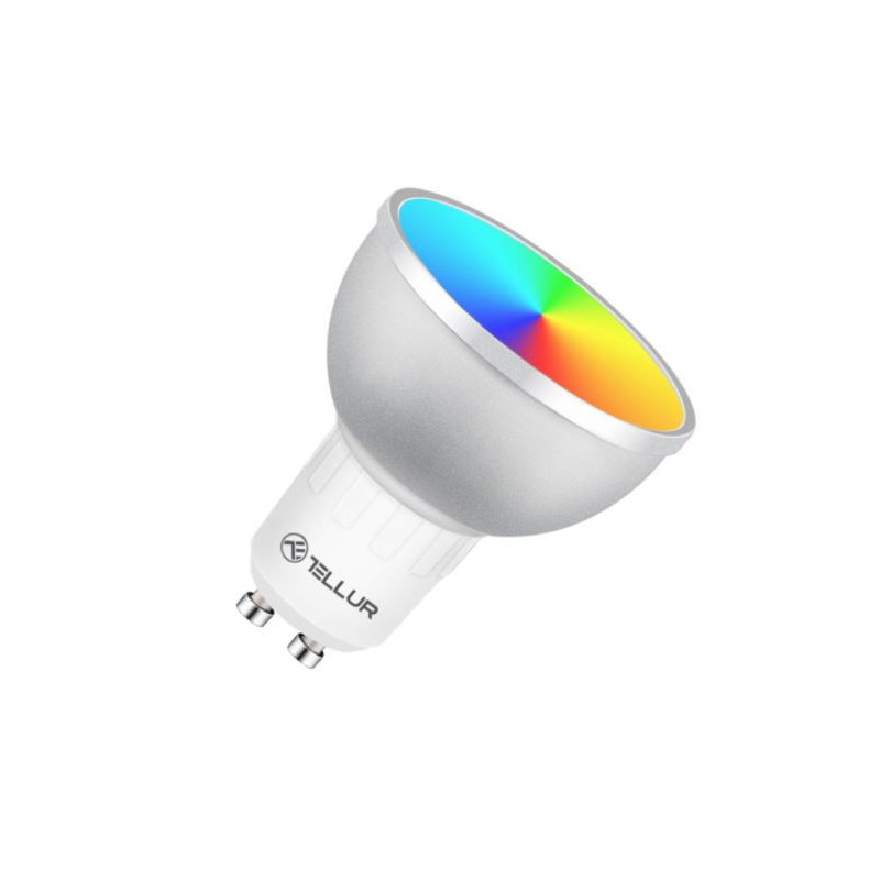 Tellur WiFi LED Smart Bulb GU10, 5W, white / warm / RGB, dimmer