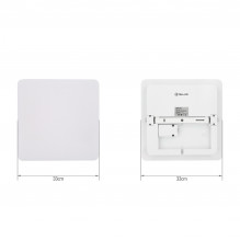 „Tellur Smart WiFi“ lubų šviestuvas, RGB 24W, kvadratas, baltas