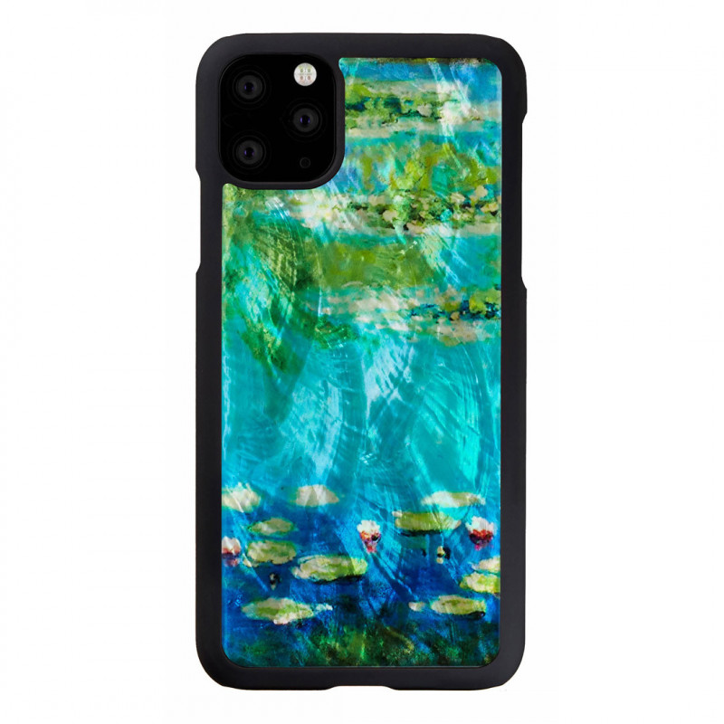 iKins SmartPhone case iPhone 11 Pro Max water lilies black