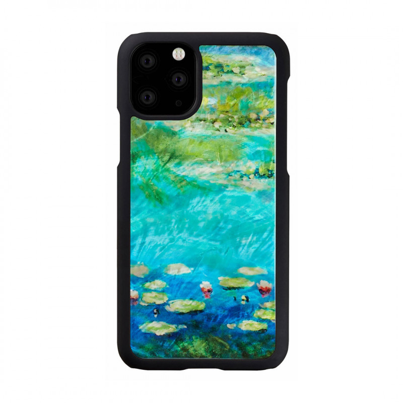 iKins SmartPhone case iPhone 11 Pro water lilies black