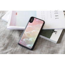 iKins SmartPhone case iPhone XS / S water flower black