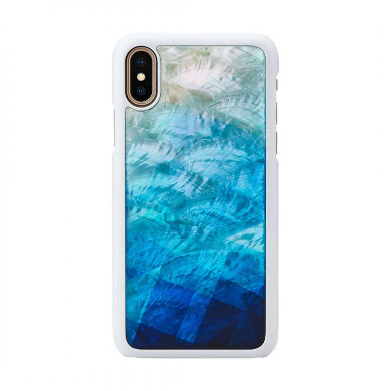 iKins SmartPhone case iPhone XS / S blue lake white