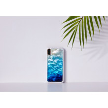 iKins SmartPhone case iPhone XS / S blue lake white