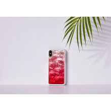 iKins SmartPhone case iPhone XS / S pink lake white