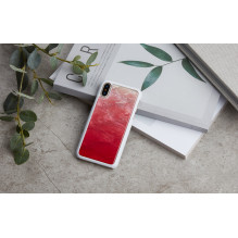 iKins SmartPhone case iPhone XS / S pink lake white