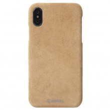 Krusell Broby Cover Apple iPhone XS Max konjakas