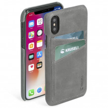 Krusell Sunne dangtelis Apple iPhone XS Max vintažinis pilkas