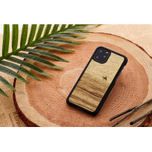 MAN&amp;WOOD išmaniojo telefono dėklas iPhone 11 Pro Max terra juodas