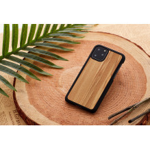 MAN&amp;WOOD išmaniojo telefono dėklas iPhone 11 Pro Max cappuccino juodas