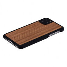 MAN&amp;WOOD SmartPhone dėklas iPhone 11 Pro Max juodas riešutmedžio juodas