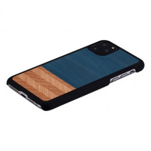 MAN&amp;WOOD išmaniojo telefono dėklas iPhone 11 Pro Max džinsinis juodas