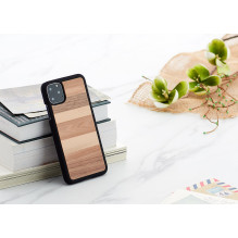 MAN&amp;WOOD SmartPhone dėklas iPhone 11 Pro Max sabbia juodas