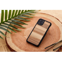 MAN&amp;WOOD SmartPhone dėklas iPhone 11 Pro Max sabbia juodas