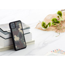 MAN&amp;WOOD SmartPhone dėklas iPhone 11 Pro Max kamufliažinis juodas