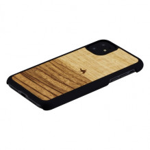 MAN&amp;WOOD SmartPhone dėklas iPhone 11 terra juodas